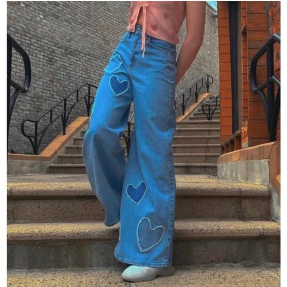 Social Tourist Ultra High Rise Baggy - Wide Lag Jeans